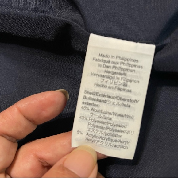 J Crew Mercantile Vail Parka Hooded Faux Fur Wool Coat Women's Size‎ 0 - Picture 7 of 16